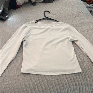 Classic White Long Sleeve Top